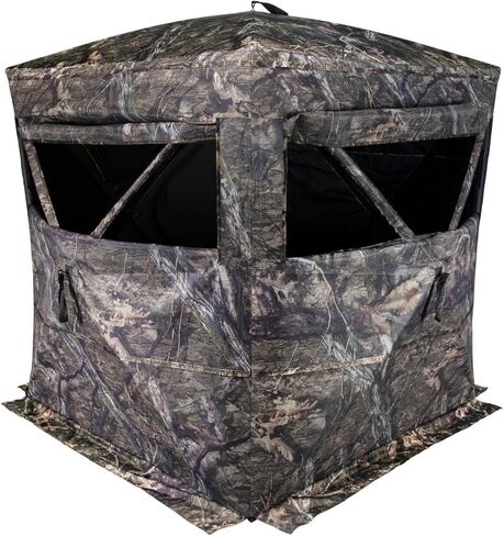 Ameristep FieldView 3 متين في اتجاه واحد، رؤية من خلال شبكة مركزية، نمط الصيد الأرضي أعمى | 3 إخفاء الصيادين | موسي أوك DNA كامو in Kuwait