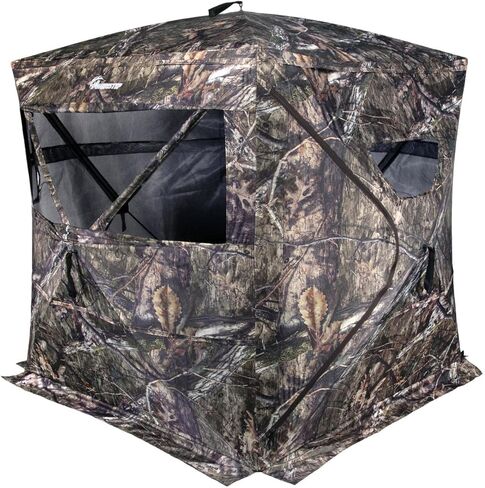 Ameristep FieldView 3 متين في اتجاه واحد، رؤية من خلال شبكة مركزية، نمط الصيد الأرضي أعمى | 3 إخفاء الصيادين | موسي أوك DNA كامو in Kuwait