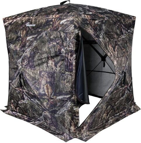 Ameristep FieldView 3 متين في اتجاه واحد، رؤية من خلال شبكة مركزية، نمط الصيد الأرضي أعمى | 3 إخفاء الصيادين | موسي أوك DNA كامو in Kuwait