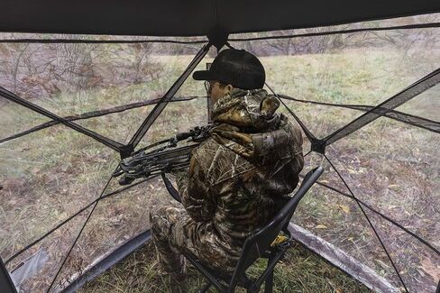 Ameristep FieldView 3 متين في اتجاه واحد، رؤية من خلال شبكة مركزية، نمط الصيد الأرضي أعمى | 3 إخفاء الصيادين | موسي أوك DNA كامو in Kuwait