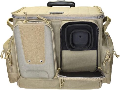 G. OUTDOORS PRODUCTS Tactical Rolling Range Bag | 10 Handguns Capacity | Durable Secure Pistols, Magazines & Shooting Accessories Storage in Saudi Arabia