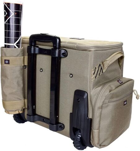 G. OUTDOORS PRODUCTS Tactical Rolling Range Bag | 10 Handguns Capacity | Durable Secure Pistols, Magazines & Shooting Accessories Storage in Saudi Arabia
