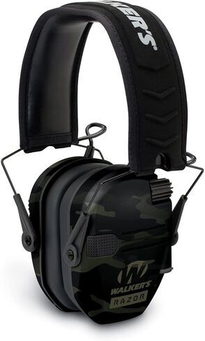 Walker's Razor Slim Ultra Low Profile Compact Design Adjustable Range Shooting Hunting Hearing Protection Electronic Earmuffs in Saudi Arabia