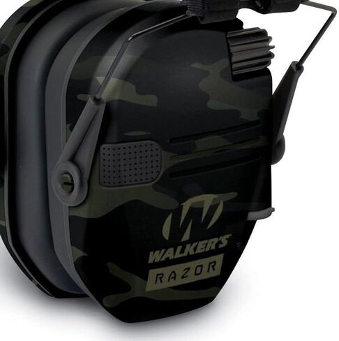 Walker's Razor Slim Ultra Low Profile Compact Design Adjustable Range Shooting Hunting Hearing Protection Electronic Earmuffs in Saudi Arabia