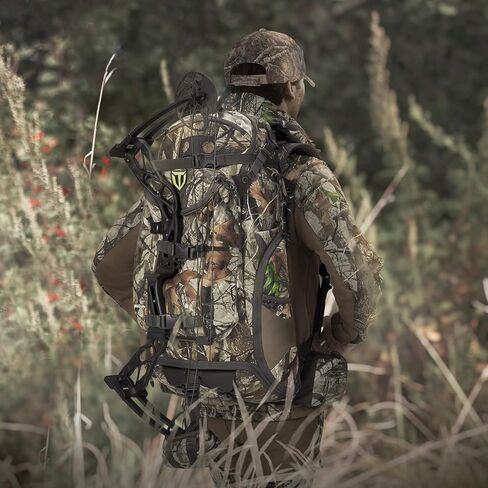 TIDEWE Hunting Backpack 3400cu, Silent Frame Hunting Pack for Bow/Rifle/Pistol(Next Camo G2) in Saudi Arabia