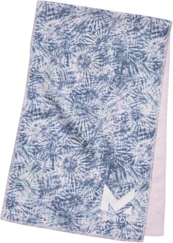 MISSION Original Cooling Towel, Twist & Shout Honeydew - Soft, Durable Microfiber - Cools Up to 2 Hours - UPF 50 Sun Protection - Machine Washable in Saudi Arabia