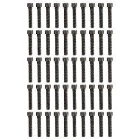 50PCS 3/8x2 inch Long Bolts for Wall Rock Climbing Holds Mounts, 3/8-16 Socket Head Allen Cap, Alloy Steel Durable & Easy Hanger Hardware Ice Screws, Gear Kit Bundle Supplies Designed for Indoor Use