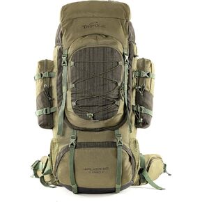 TriPole Walker Pro Rucksack for Trekking and Hiking (Olive Green, 60)