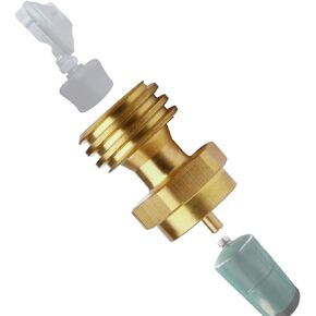 Butane Filling Adapter, Camping Stove Burner Gas Filling Adapter, Butane Propane Adapter with Exhaust Pressure Button, Very Suitable for Propane Tank/Camping Stove Adapter.