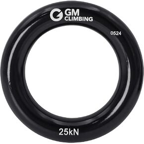 GM CLIMBING Rappel Ring 25kN for Rock Climbing Arborist Rescue Slackline Hammock