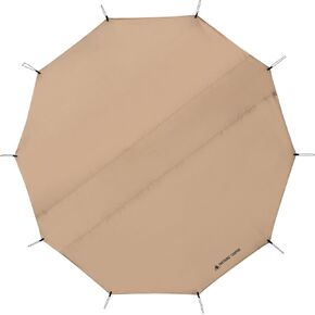 OneTigris Rock Fortress 6 Person Footprint, Ten-sided Tent Groundsheet 5000mm Waterproof Ratings