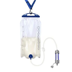 3.0L Gravity Water Filter, Hanging Water Filter Bag, Survival Emergency Water Purifier Straw, Outdoor Water Filtration System, Water Filter Camping/Travel/Backpacking