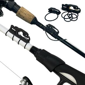 Multitool & STOW | Rod Mounted Line Cutter & Hook Keeper for Tackle Changes | Prevent Tangles, Keep Hooks Safe and Sharp, and Secure Weights | Easy to Install & Made in The USA