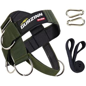 سرج للرقبة مبطن لتدريب القوة - تحسين قوة الرقبة وتقليل آلام الرقبة، مدرب للرقبة مع حبل عالي التحمل 40 بوصة/100 سم، حزام من النيوبرين قابل للتعديل ومتعدد الاتجاهات، حزام للرقبة للصالة الرياضية والاستخدام المنزلي in Kuwait