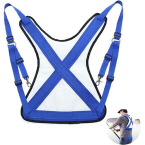 Fishing Shoulder Back Harness, Adjustable Fishing Fighting Belt Sea Fishing Rod Holder Vest for Fishing Big Fish