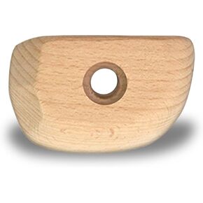 حامل تسلق خشبي - صغير (قطعة واحدة) - مجموعة حوامل تسلق الصخور الخشبية للبالغين مع أدوات التثبيت (MZYD1PK-S(B)) in Kuwait