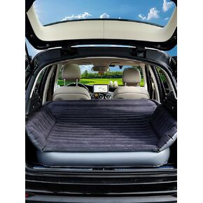 Upgrade SUV Air Mattress with Cordless Built-in Pump & 'Mattress Wings', 7-inch Height car mattress | Car Camping Mattress for Mid/Large SUV, Minivan, Truck | 660 lb Capacity