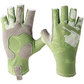 Fishing Gloves Men & Women, Anti-slip Silicone Sailing Gloves Kayak Gloves Paddling Gloves Rowing Gloves, UV Gloves Sun Gloves Sun Protection Gloves Fly Fishing Accessories