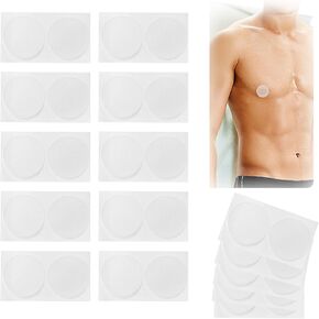 150 Pairs Nipple Cover for Men, Mens Tape Pasties Patch Nipple Covers Nipple Patch Nipple Stickers Anti Chafing Nip Protector for Runners Sports Gym（Transparent）