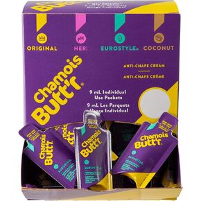 Chamois Butt'r Eurostyle 9mL Packets - 75 Count