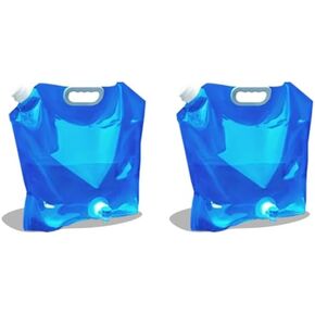 WaterStorageCube BPA Free Collapsible Water Container with Spigot, Camping Water Storage Carrier Jug