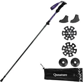 Trekking Poles Lightweight Hiking Poles Collapsible 7075 Aluminum Walking Sticks for Men Women Seniors, Trekking Poles for Backpacking Gear, Hiking, Camping, Mountaining, Walking