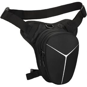 Drop Leg Bag Hard Shell Reflective Stripe Waist Pack Expandable Thigh Pack Hip Bag Crossbody Bag Outdoor Travel Sports Hiking Riding Thigh Pouch for Men Women (CP)
