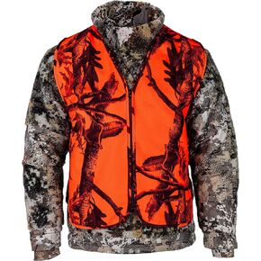 Klarny Orange Safety Vest, High-Visibility, Waterproof Deer and Bow Hunting Gear, Quiet Hunter Vests and Hunting Accessories