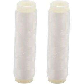 2Pcs White Fishing Thread Nylon Elastic Invisible Magic Fishing Line Fishing Bait Thread 0.1/0.2 mm Length 656 Feet Per Spool Stretchy Fishing Line Clear Fishing String Fishing Line Fishing，Fly Line
