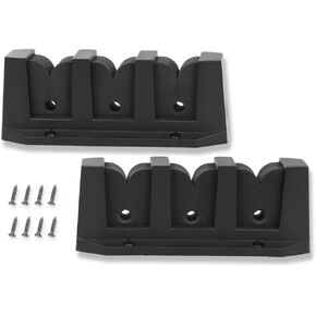 PIT66 Fishing rod rack Mounted Rod Holder Horizontal Rod Rack 3 Fishing Boat Gear Pole Storage Holder Mount Plastic
