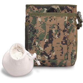 Compact Climbing Chalk Bag for Rock Climbing - Chalk Ball - Tactical Molle Pouch Waist Bag for Bouldering, Gym, Weightlifting, Climbing Gear and Gift