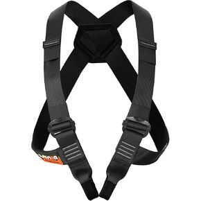 Fusion Climb Climbing Chest Harness (5,000 LBS Rated) Professional Chest Harness for Hiking, Tree Climbing, Ziplining, Rock Climbing, and Rappelling - Heavy Duty Chest Harness - M/L