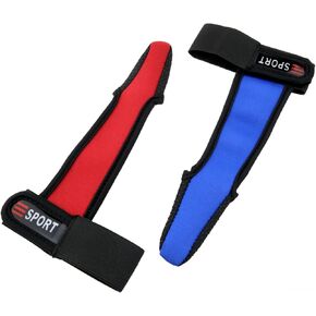 2PCS Single Finger Fishing Gloves Anti-Slip Fishing Gloves Surf Fishing Casting Gloves for Outdoor Fishing (Red, Blue)
