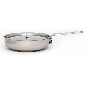 The Pathfinder School Stainless Steel Folding Skillet and Lid