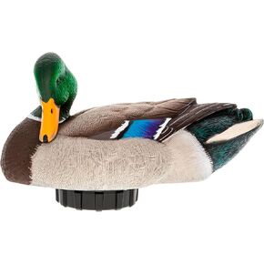 Avian-X Power Shaker Mallard Drake Preener Floating Duck Decoy - Durable Foam-Filled Realistic Lifelike Waterfowl Hunting Motion Decoy