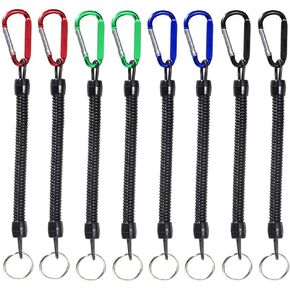 حبال صيد السمك، 8 عبوات من SourceTon متعددة الألوان لصيد الأسماك، حبل ملفوف آمن قابل للسحب مع حلقة تسلق، أداة صيد in Kuwait