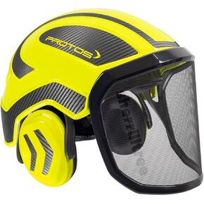 Integral Arborist Helmet - Hi-Viz Yellow & Carbon