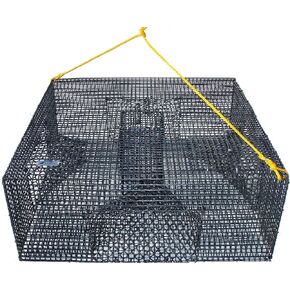 برومار وعاء الروبيان عالي التحمل مع شبكة 1/2 بوصة و4 أنفاق، 24 × 24 × 9 بوصة، متعدد (TR-2245) in Kuwait