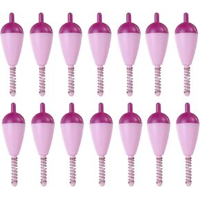 PATIKIL Fishing Float Bobbers, Oval Stick Spring Slip Bobber for Crappie Trout Bass Fishing