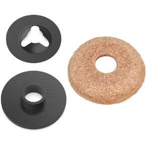 3000005094 For Coleman Lantern Stove Pump Cup Replacement Kit with Leather Pump Cap,Metal Nut and Plastic Cap for Air Seal (Compatible with Coleman Multiple Models)-1 Pack