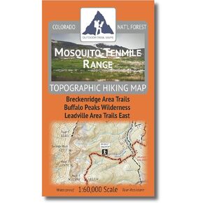 Mosquito/Tenmile Range - Colorado Topographic Hiking Map (2020)