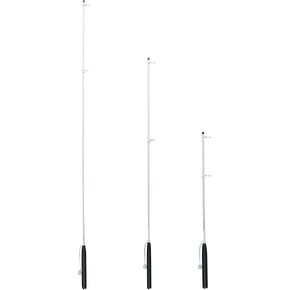 Premium 36" Boat Rod Holder Flagpole with Rotating Flag Mounts, Durable Easy to Store Rod Holder Boat Flag Pole. 3 Foot Boat Flag Pole Rod Holder.