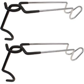 Camping Lantern Hook Hangers Anti-Slip Tent Pole Hook S Lantern Holder Hanger Clips Lantern Stand Hook Camping Light Pole for Camping Fishing Hunting(2pcs)