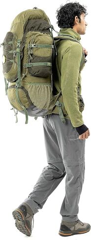 TriPole Walker Pro Rucksack for Trekking and Hiking (Olive Green, 60) in Saudi Arabia