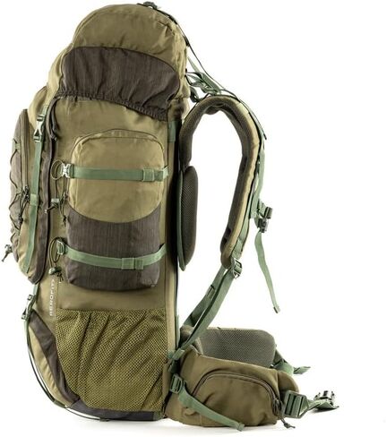 TriPole Walker Pro Rucksack for Trekking and Hiking (Olive Green, 60) in Saudi Arabia