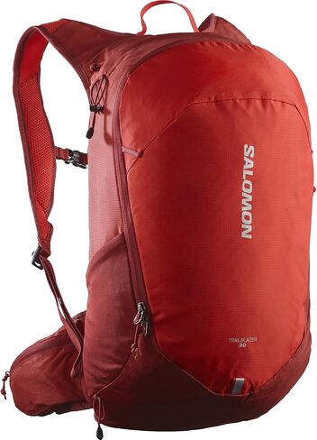 Salomon TRAILBLAZER 20 Pack 0 - 29L Hiking Bag, RED DAHLIA / HIGH RISK RED, NS in Saudi Arabia