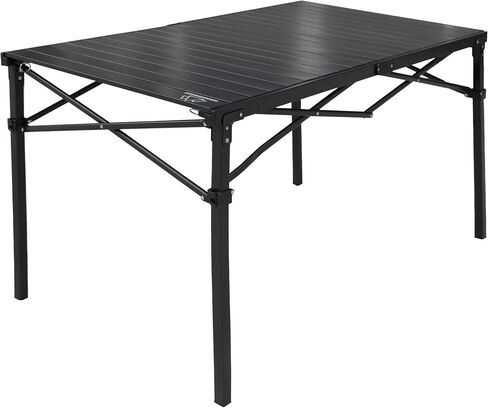 MOUNTAIN SUMMIT GEAR Heavy-Duty Roll-Top Table for Camping (Large) - Portable Aluminum-Top Folding Table with Steel Frame by Caddis Sports in Saudi Arabia