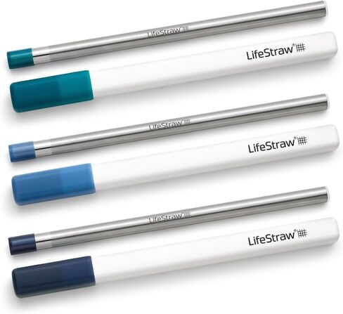 LifeStraw Sip – Reusable Stainless Steel Water Filter Drinking Straw in Saudi Arabia