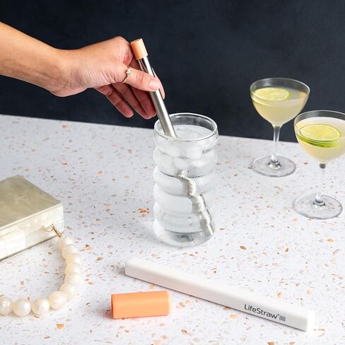 LifeStraw Sip – Reusable Stainless Steel Water Filter Drinking Straw in Saudi Arabia