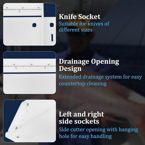 Boat Cutting Board 25.1" x 13", Bait Board/Fillet Table with Separate Tool Slots, 360° Adjustable Rod Holder Fishing Fillet Table with Scale, Extended Boat Fish Cleaning Table in Kuwait